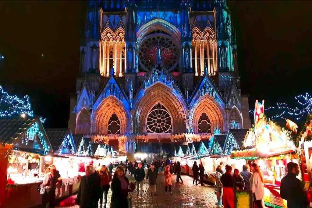 Cathedrale/Cossu/Confortable/Spacieux Reims Bagian luar foto